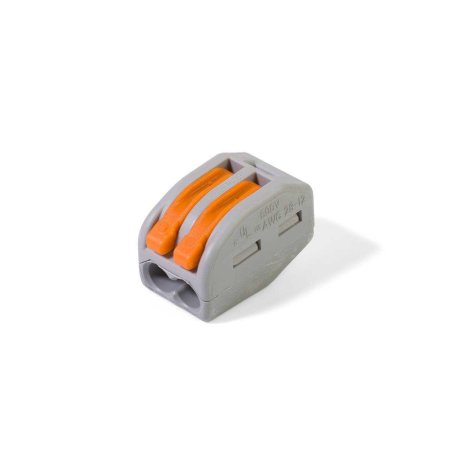 Клемма быстрозажимная с рычажком WAGO 222-412-R6 0,08-4 мм2 2-проводная без пасты уп.6шт.