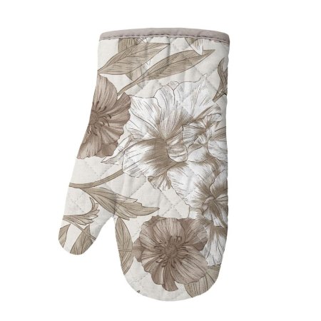 Прихватка Флора 28х18 см 1шт бежевый Прихватка Флора 28х18 см 1шт бежевый