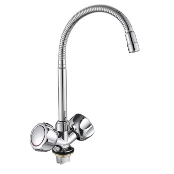 Смеситель для кухни с гибким изливом DIKALAN D3033-S309 хром