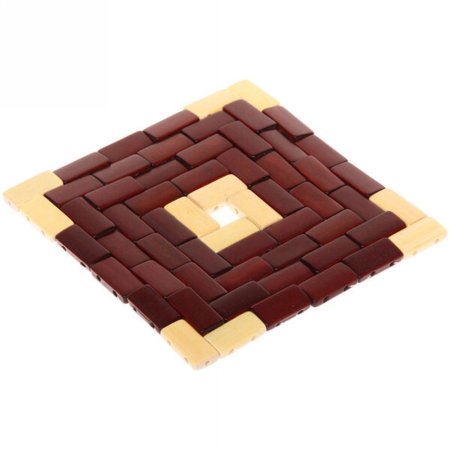 Подставка под горячее  12,5х 12,5см 12,5см бамбук Цветы мультиколор Подставка под горячее  12,5х 12,5см 12,5см бамбук Цветы мультиколор