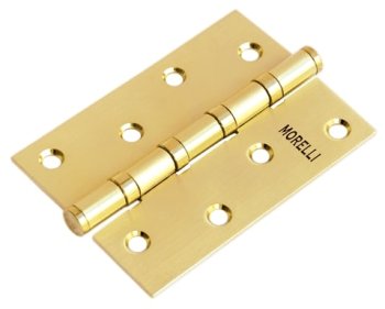 Петля дверная универсальная, цвет матовое золото, Morelli