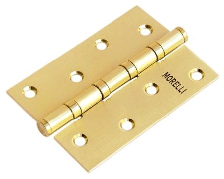Петля дверная универсальная, цвет матовое золото, Morelli
