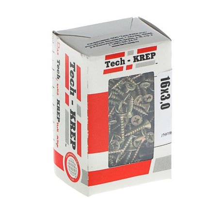 Саморез универсальный 3х16 мм желтопассированный 500 шт.