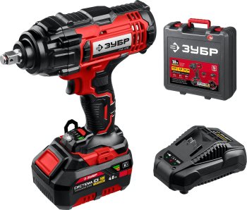 Гайковёрт аккумуляторный Зубр ГУЛ-410-41