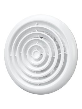 Вентилятор ERA FLOW 4S BB Ø100мм белый 143х143х96мм