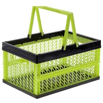 Корзина Джета для овощей 38х25х20см цвет зеленый/черный