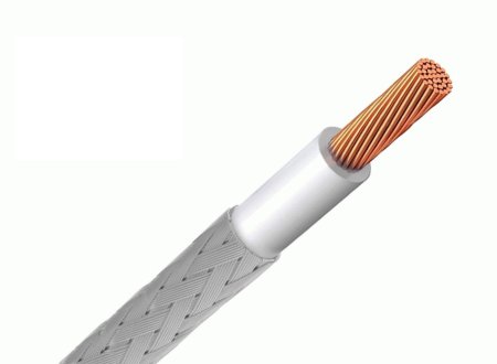 Провод  РКГМ 1х1,5 б-200м белый Рыбинсккабель