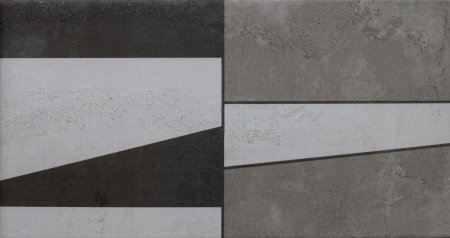 Плитка настенная Бордо, верх, серая 50х25х0,8 см