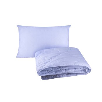 Комплект одеяло и подушка Самойловский текстиль полутороспальное синтепон /лето