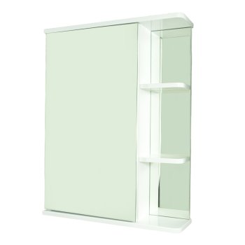 Шкаф-зеркало подвесной Орион 73,7х45х13см белый