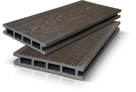 Террасная доска дерево-полимерный композит венге 3000х140х24