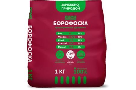 Удобрение минеральное фосфорно-калийное Лама Торф Борофоска 1000г