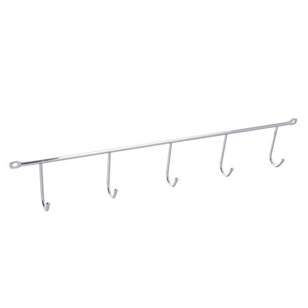 Планка с крючками крепление сбоку CWJ241B цельный цвет хром 21см 210 мм 1 шт