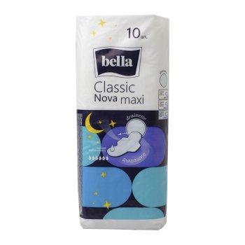 Прокладки гигиенические Bella Nova maxi классические ночные 10шт