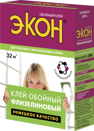Клей для обоев ЭКОН Флизелиновый 200 г