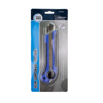 Нож выдвижной 25мм T4P упрочненый металл винт-фиксатор сегментированное