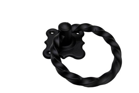 Ручка-кольцо Домарт 190х100мм черная