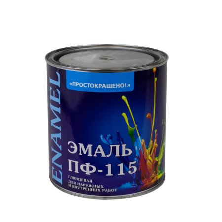 Эмаль алкидная универсальная ПФ-115 Простокрашено Эмпилс шоколадная 2,7 кг