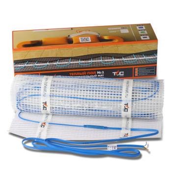 Теплый пол "Теплый пол №1" ТСП двухжильный мат 2м2 320Вт Теплый пол "Теплый пол №1" ТСП двухжильный мат 2м2 320Вт