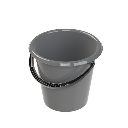 Ведро хозяйственное пластик 5л цвет серый