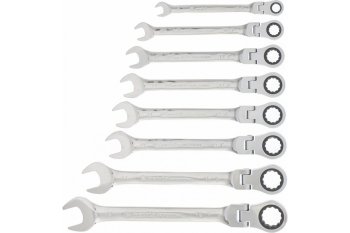 Набор ключей комбинированных трещеточных Matrix 8x19мм 8шт