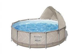 Бассейн каркасный Bestway Steel Pro Max 396х396х107см 11133л