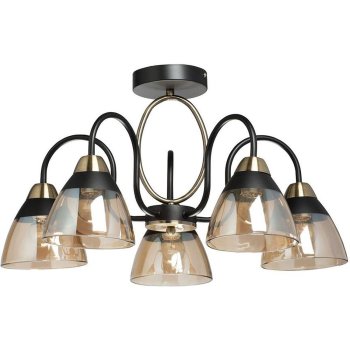 Люстра DeCity Альфа E27х5шт цвет черный