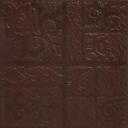 Плитка напольная КАИР, декор, коричневая 29,8х29,8х0,8 см