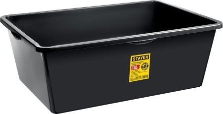 Таз строительный прямоугольный 120л 895x565мм Таз строительный прямоугольный 120л 895x565мм