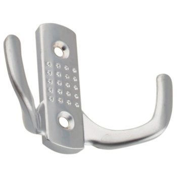 Крючок двойной Trodos перфорированный серебро