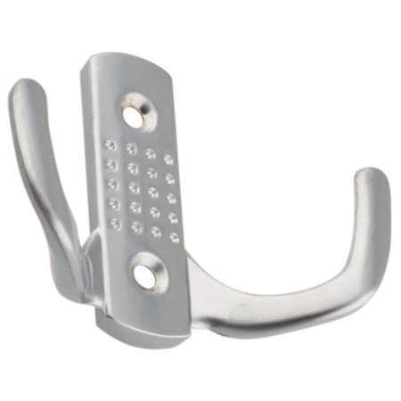 Крючок двойной Trodos перфорированный серебро