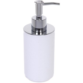 Дозатор для жидкого мыла Амадей пластик цвет белый настольная