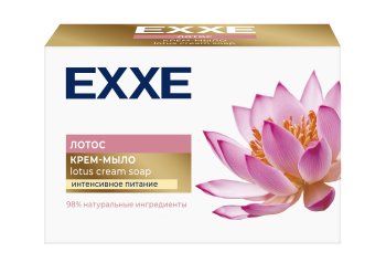 Мыло туалетное Exxe 90г Лотос 1шт