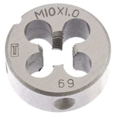 Плашка М10 1 мм Сибртех Плашка М10 1 мм Сибртех