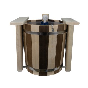 Обливное устройство Лесдар Зебра с пластиковой вставкой липа 9л