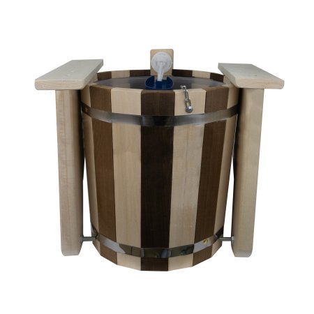 Обливное устройство Лесдар Зебра с пластиковой вставкой липа 9л