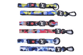 Комплект для собак универсальный ПВХ мультиколор регулируемый 120х2см