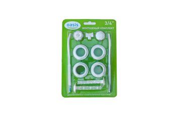 Комплект для монтажа радиатора Oasis 3/4" дюйм