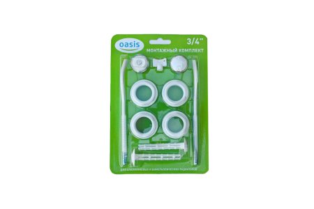 Комплект для монтажа радиатора Oasis 3/4" дюйм