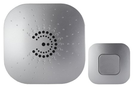 Звонок дверной ЭРА BIONIC беспроводной серебро