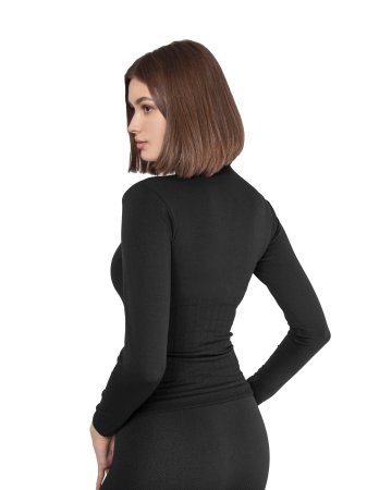 Термофутболка женская OEMEN GL002 с горлом р.S цвет черный