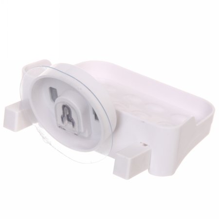 Мыльница пластик цвет белый настенная