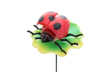 Садовая фигура Жук на листке 60 см Садовая фигура Жук на листке 60 см