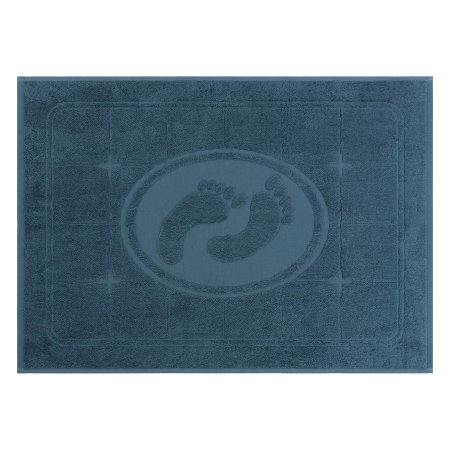 Коврик махровый Cleanelly Morning 50х70см цвет темно-синий