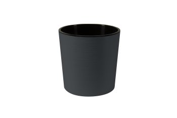 Кашпо  Вега пластик 17,2л антрацит Кашпо  Вега пластик 17,2л антрацит