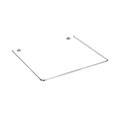 Карниз для ванной п-образный Fora 90х 180см алюминий
 цвет хром Карниз для ванной п-образный Fora 90х 180см алюминий
 цвет хром