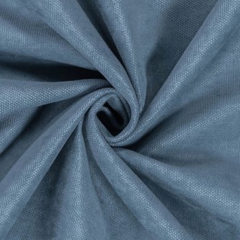 Штора портьерная полиэстер Legrand Канвас 150х260см серо-голубая