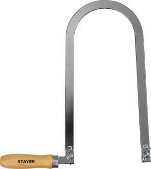 Лобзик ручной по дереву STAYER 130мм 6,5TPI деревянная рукоятка