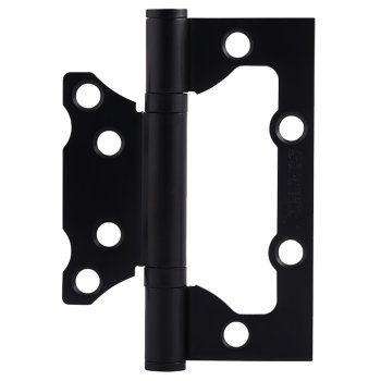 Петля дверная бабочка, цвет черный, Нора-М