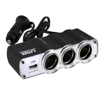 Разветвитель прикуривателя для авто SKYWAY S02301007 1 шт 12/24 В